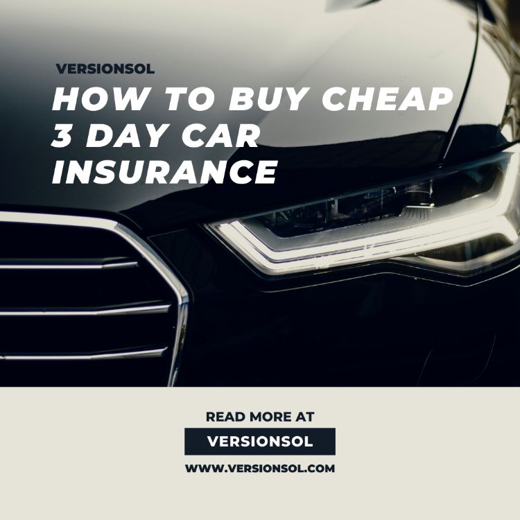 Cheap 3 day car insurance